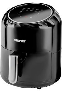 Geepas Airfryer 3.5 lt Tek Hazneli Izgara Yapan Yağsız Sıcak Hava Fritözü Siyah
