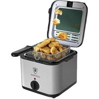Haitun 2.5 lt Tek Hazneli Yağlı Fritöz Siyah