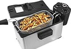 Elite Gourmet EDF 3500 3.31 lt Tek Hazneli Yağlı Fritöz Gümüş