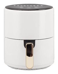 Weikeya Airfryer 6 lt Tek Hazneli Izgara Yapan Yağsız Sıcak Hava Fritözü Beyaz