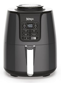 Ninja AF101 Airfryer 3.8 lt Tek Hazneli Yağsız Sıcak Hava Fritözü Siyah