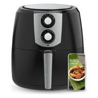Kumtel Airfryer 8.5 lt Tek Hazneli Yağsız Sıcak Hava Fritözü Siyah
