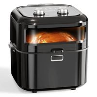 Wetıe Airfryer 7 lt Tek Hazneli Yağsız Sıcak Hava Fritözü Siyah