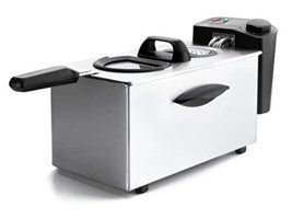 Lacor 69135 3.5 lt Tek Hazneli Yağlı Fritöz Gümüş
