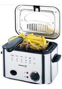 Korkmaz A38 Patez Airfryer 1.1 lt Tek Hazneli Led Ekranlı Fritöz Gümüş