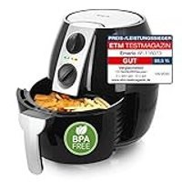 Emerio Airfryer 4.5 lt Tek Hazneli Yağsız Sıcak Hava Fritözü Siyah
