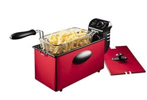 Bestron ‎AF357R 3.5 lt Tek Hazneli Yağlı Fritöz Kırmızı