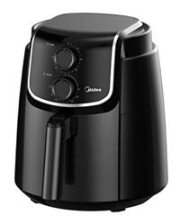 Midea MF-TN35D2 Airfryer 3.5 lt Tek Hazneli Izgara Yapan Led Ekranlı Yağsız Sıcak Hava Fritözü Siyah