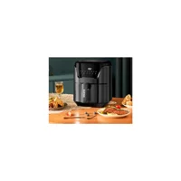 Sanlindou Airfryer 6 lt Tek Hazneli Led Ekranlı Yağsız Sıcak Hava Fritözü Beyaz