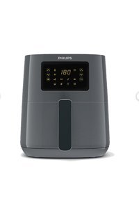 Philips HD9255/60 Airfryer Tek Hazneli Izgara Yapan Led Ekranlı Yağsız Sıcak Hava Fritözü Siyah