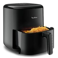Moulinex Easy Fry Max Airfryer 5 lt Tek Hazneli Izgara Yapan Led Ekranlı Yağsız Sıcak Hava Fritözü Siyah