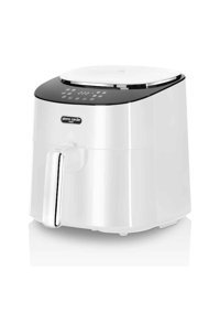 Pierre Cardin PCAFR002 Airfryer 4.2 lt Tek Hazneli Izgara Yapan Led Ekranlı Yağsız Sıcak Hava Fritözü Beyaz