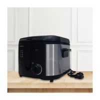 Awox Steka-MF30Cs 3 lt Tek Hazneli Yağlı Fritöz Siyah