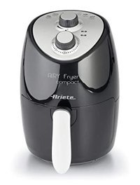 Ariete 4617 Airfryer 2 lt Tek Hazneli Izgara Yapan Yağsız Sıcak Hava Fritözü Siyah