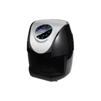 Sanlindou Airfryer 5.5 lt Tek Hazneli Led Ekranlı Yağsız Sıcak Hava Fritözü Siyah