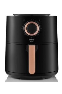 Arzum Airfryer 4 lt Tek Hazneli Yağsız Sıcak Hava Fritözü Siyah