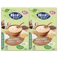Hero Baby Tahıllı Sütlü Peynirli Kaşık Maması 2x400 gr