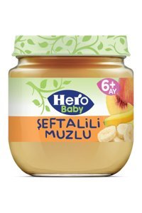 Hero Baby Tahılsız Glutensiz Muzlu Şeftalili Kavanoz Maması 6x125 gr