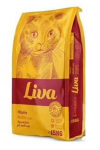 Liva Tavuklu Tahıllı Yetişkin Kuru Kedi Maması 15 kg