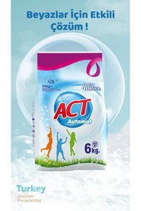 Act Matik Beyazlar İçin 40 Yıkama Toz Deterjan 6 kg