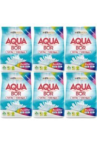 Eti Maden Matik Aqua Bor Renkliler İçin 156 Yıkama Toz Deterjan 6x4 kg