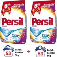 Persil Renkliler İçin 106 Yıkama Toz Deterjan 2x8 kg
