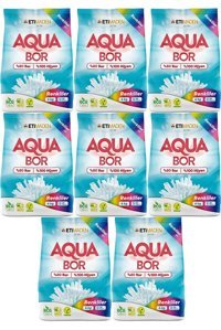 Eti Maden Matik Aqua Bor Renkliler İçin 208 Yıkama Toz Deterjan 8x4 kg
