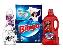 Bingo Beyazlar İçin 26 Yıkama Toz Deterjan 4 kg