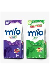 Mio Matik Renkliler ve Beyazlar İçin 144 Yıkama Toz Deterjan 2x9 kg