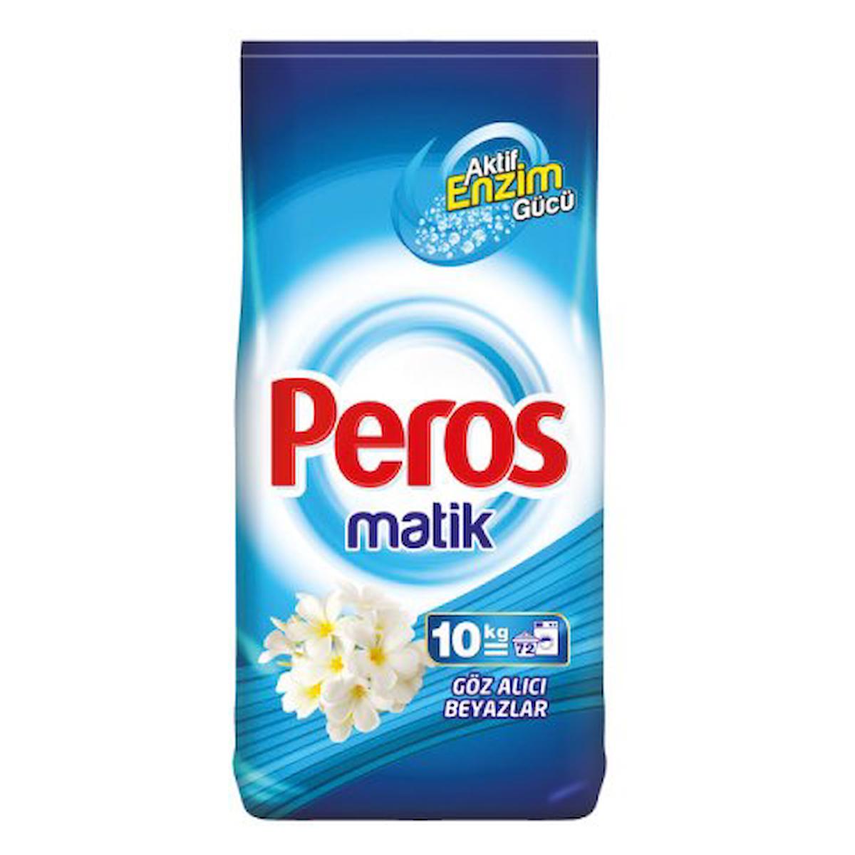 Peros Göz Alıcı Beyazlar Beyazlar İçin 72 Yıkama Toz Deterjan 10 kg