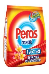 Peros Matik Renkliler ve Beyazlar İçin 11 Yıkama Toz Deterjan 1.5 kg