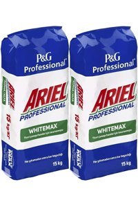 Ariel Matik Whitemax Beyazlar İçin 200 Yıkama Toz Deterjan 2x15 kg