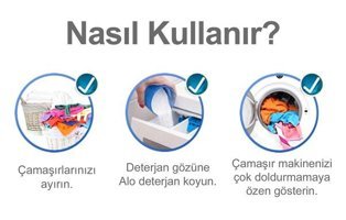 Alo Aqua Pudra Renkliler İçin 6 Yıkama Toz Deterjan 1 kg
