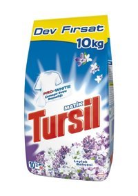 Tursil Matik Leylak Bahçesi Beyazlar İçin 66 Yıkama Toz Deterjan 2x10 kg