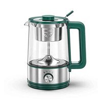Facaz Çelik Filtreli Karaf 0.6 L Hazne Kapasiteli 1 Fincan Mini Yeşil Filtre Kahve Makinesi
