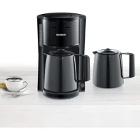Severin KA 9252 Plastik Filtreli Karaf 1 L Hazne Kapasiteli 8 Fincan 1000 W Siyah Filtre Kahve Makinesi