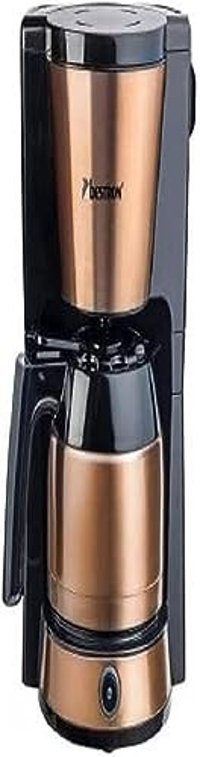 Bestron Paslanmaz Çelik Filtreli Termoslu 1 L Hazne Kapasiteli 8 Fincan 900 W Kahverengi Filtre Kahve Makinesi