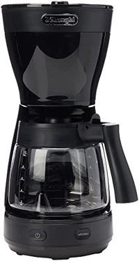 Delonghi ICM16210.BK Plastik Filtreli Karaf 1.25 L Hazne Kapasiteli 10 Fincan 1000 W Siyah Filtre Kahve Makinesi