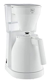 Melitta Plastik Filtreli Termoslu 1 L Hazne Kapasiteli 10 Fincan 1050 W Beyaz Filtre Kahve Makinesi