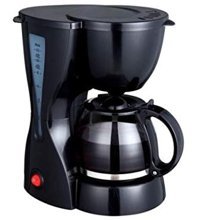 Alfa 11891 Plastik Filtreli Karaf 1.2 L Hazne Kapasiteli 12 Fincan 1000 W Siyah Filtre Kahve Makinesi