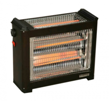 Bayersan 1800 Watt Şömine Quartz Isıtıcı Siyah