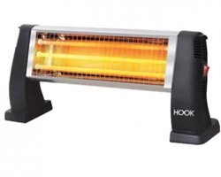 Hook HK-401 1500 Watt Ayaklı Quartz Isıtıcı Siyah