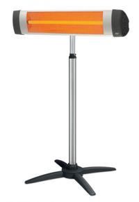 ALF PC-15 1500 Watt Ayaklı Infrared Isıtıcı Gri