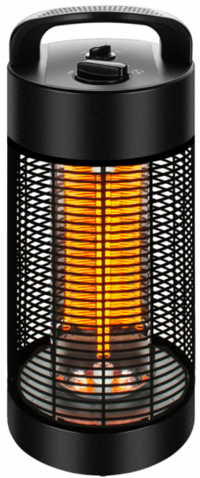DLC Heattube 1200 Watt Kule Tipi Infrared Isıtıcı Siyah