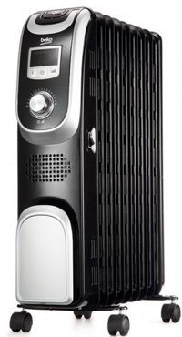 Beko BRI 9D 2000 2000 Watt 9 Dilimli Ayaklı Yağlı Radyatör Isıtıcı Siyah