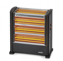 Simfer Nero 4 Plus 2400 Watt Şömine Quartz Isıtıcı Siyah