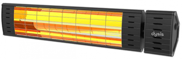 Dysis Art Plus (HTR7423.B) 2300 Watt Duvar Tipi Infrared Isıtıcı Siyah