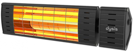 Dysis Art Plus (HTR7417.B) 2000 Watt Duvar Tipi Halojen Isıtıcı Siyah
