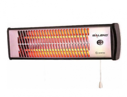 Vals Baleno WH12Q 1200 Watt Duvar Tipi Infrared Isıtıcı Siyah