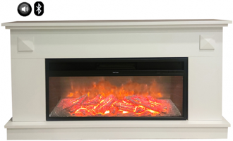 DLC 1175S Penida Large 1800 Watt Şömine Isıtıcı Beyaz